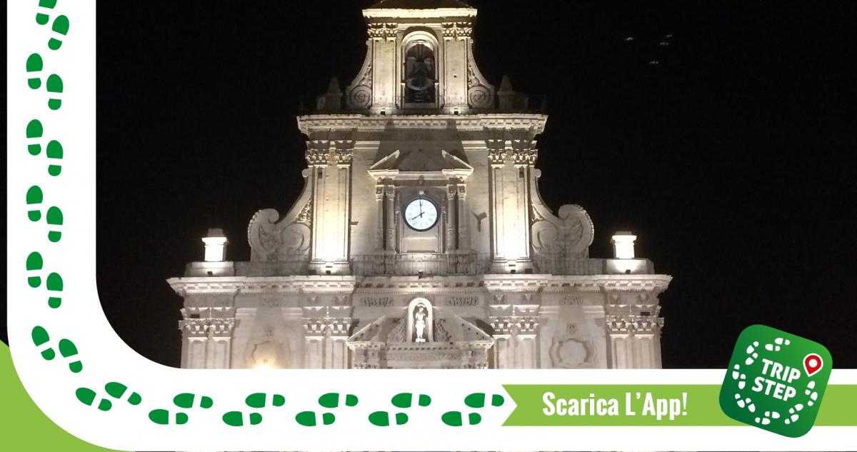 Basilica di San Sebastiano notturno facciata