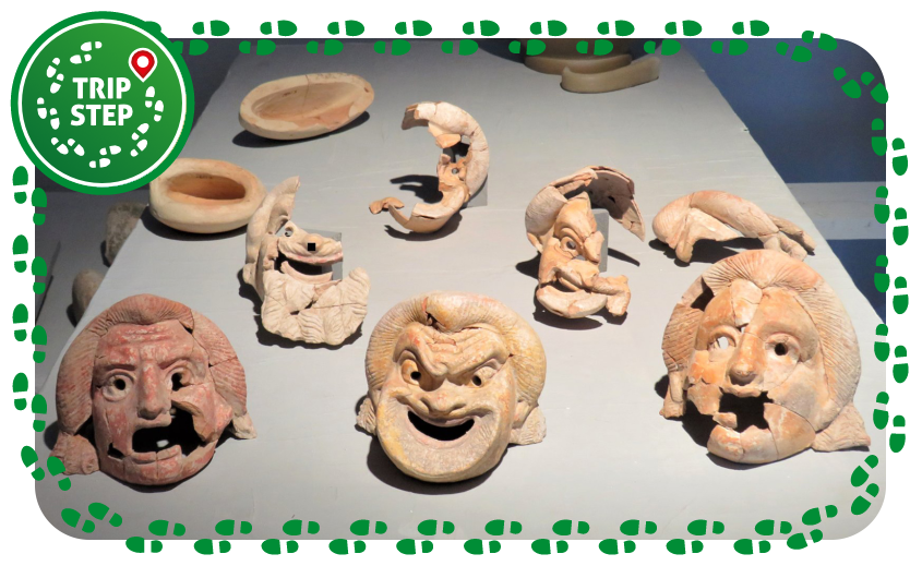 Centuripe Museo Archeologico Regionale maschere foto di Veronique1988 via Tripadvisor