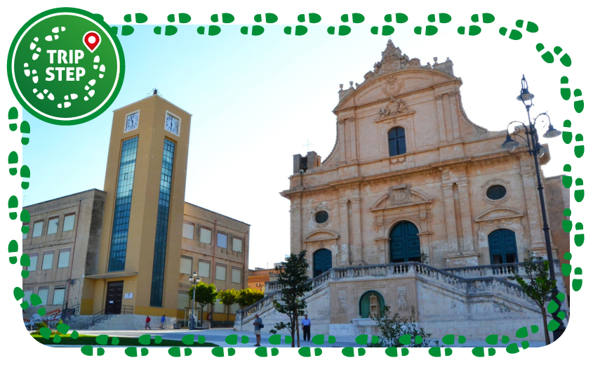 Ispica Chiesa Madre di San Bartolomeo e Torre dell'Orologio foto di Cypher84 via Wikimedia Commons