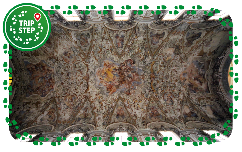 Mazara del Vallo soffitto affrescato della Cattedrale foto di Matthias Süßen via Wikimedia Commons