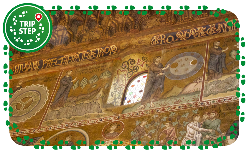Mosaici interni cappella Palatina foto di Colsu via Wikimedia Commons